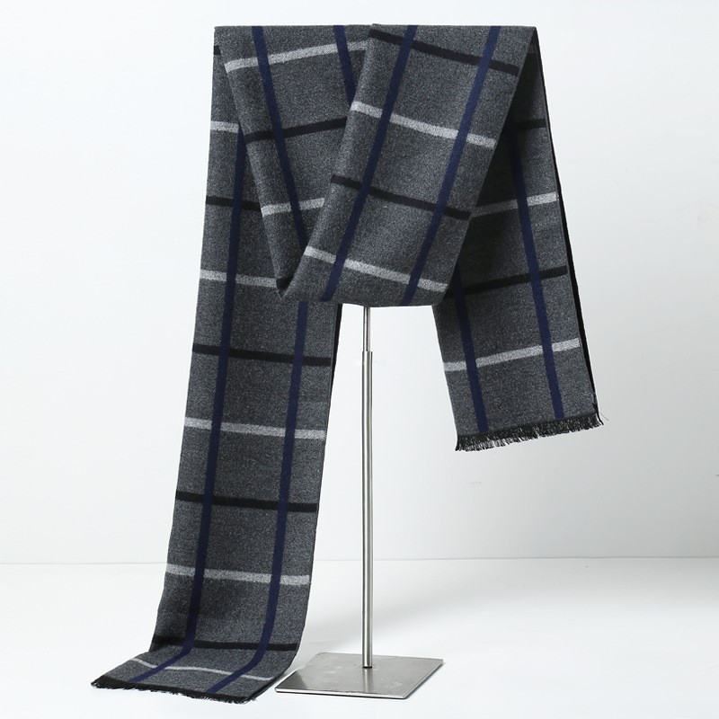 Muffler Men Wool - Szaliki męskie w kratę od projektantów,