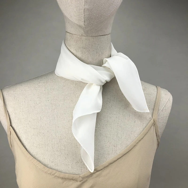 Nowy damski jedwabny szalik kw – Scarf Silk Square recenzja i cena