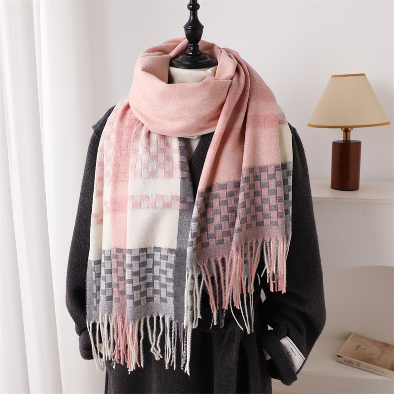Luksusowy kaszmirowy damski sz – Woven Scarf Blanket recenzja i cena