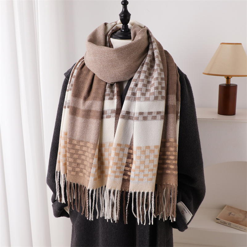 Luksusowy kaszmirowy damski sz – Woven Scarf Blanket recenzja i cena