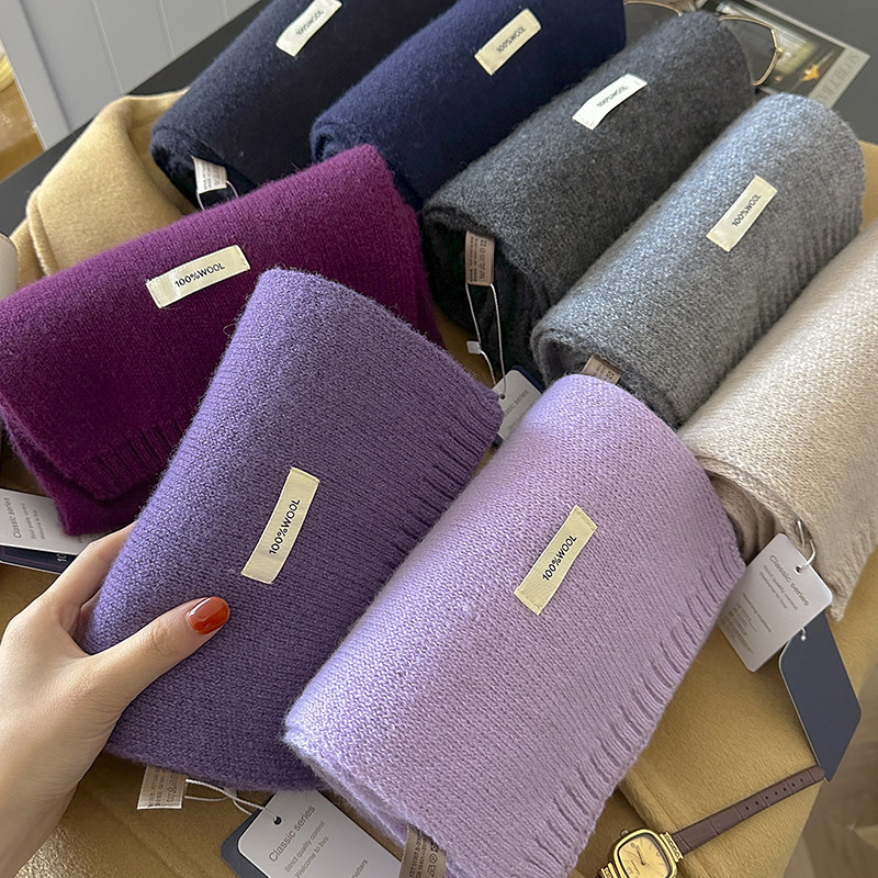 48-kolorowy szalik z czystej w – Muffler Men Wool recenzja i cena