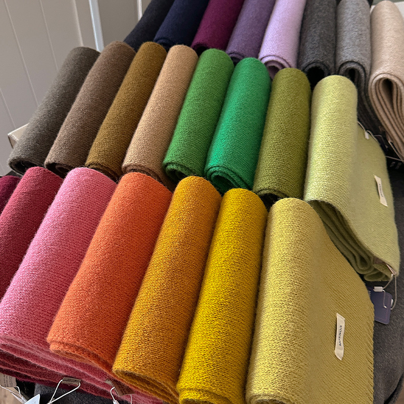 48-kolorowy szalik z czystej w – Muffler Men Wool recenzja i cena