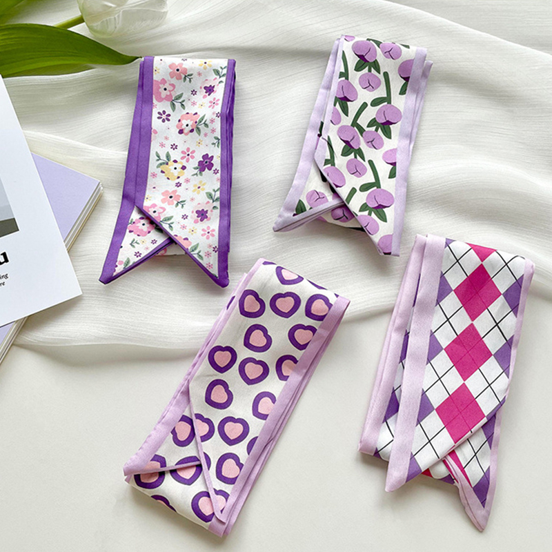 Nowa Luksusowa Wąska Krótka Da – Ascot Neck Scarf recenzja i cena