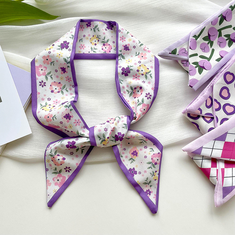 Nowa Luksusowa Wąska Krótka Da – Ascot Neck Scarf recenzja i cena